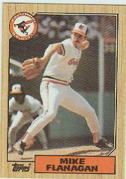 1987 Topps Baseball Cards      748     Mike Flanagan